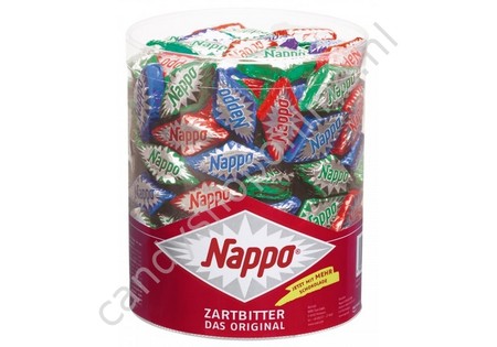 Nappo Chocolade Nougatblokjes klein met Hazelnoot zak á 14 stuks