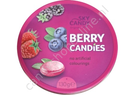 Sky Candy Berry Candies tin 130gr.