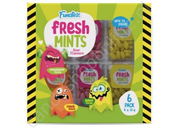 Fundiez Fresh Mints Sour 6pck