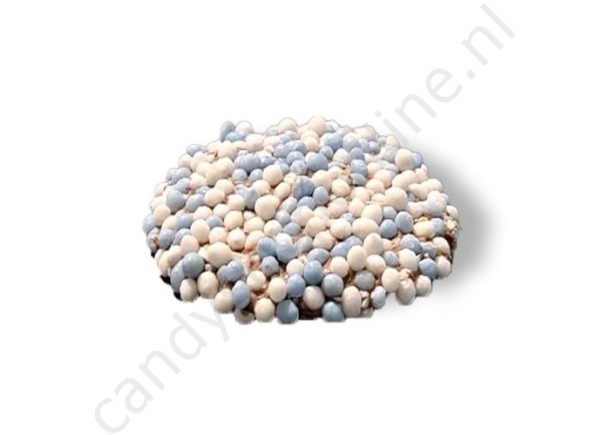Tosca Chocolade flikken blauw