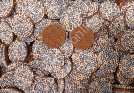 Olivers Chocolade flikken blauw