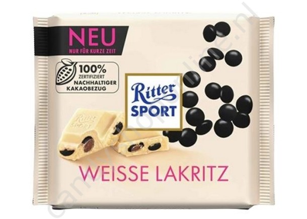 Ritter Sport White Lakritz 100gr.