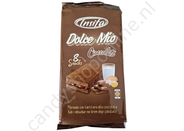 Dolce Mio Cake Bars with Chocolate Filling 8pcs. 180gr.
