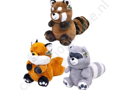 Pluche Big Tail Dieren 22cm met snoepzak
