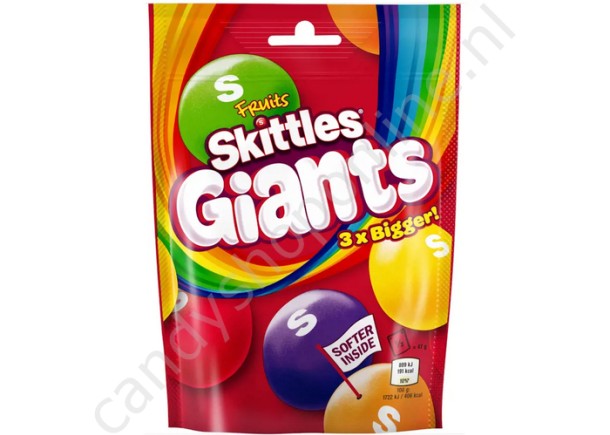 Skittles Giants Fruits Bag 132gr.