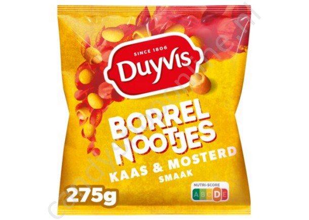 Duyvis Borrelnootjes Kaas & Mosterd 275gr.