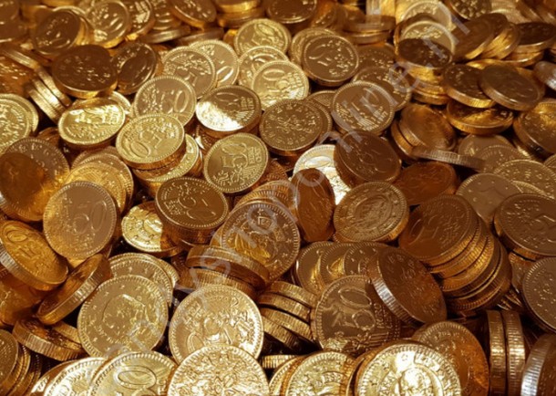 Crest Chocolade Munten puntzak 80gram