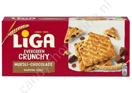 Liga Evergreen Crunchy Muesli-Chocolade 225gr