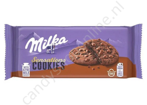 Milka Sensations Cookies Choco 156gr.