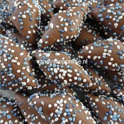 Olivers Chocolade Spekjes Blauw