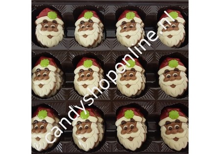 Kerstmankop 2 melk Bakje 7 stuks