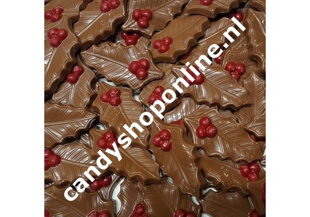 Hulstblaadjes melk Bakje 17 stuks