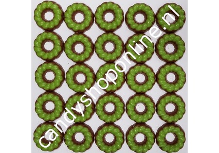 Kerstkransjes melk/groen Bakje 15 stuks