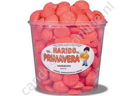 Haribo Silo Primavera Schuim Aardbeien 150st.