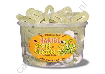 Haribo Silo Appelringen Schuim 150st./1200gr.