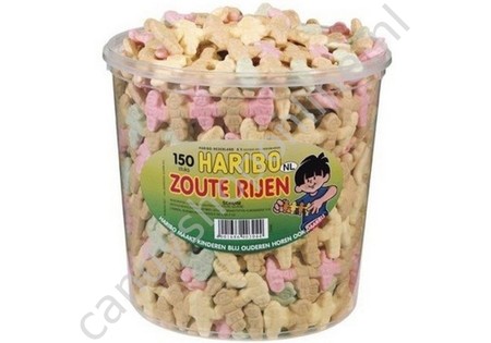 Haribo Silo Zoute Rijen 150st.