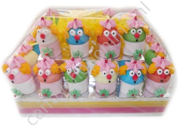 Clowntjes Snoeptaart 30 stuks