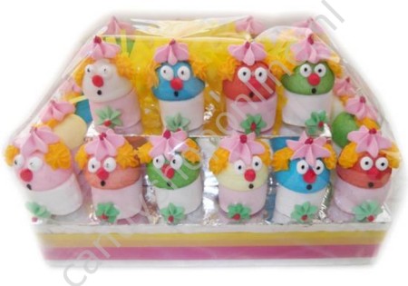 Clowntjes Snoeptaart 30 stuks