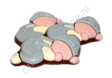 Dragee Chocolade Baby's Blauw/Wit